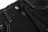 Letter Embroidered Straight Jeans For Men