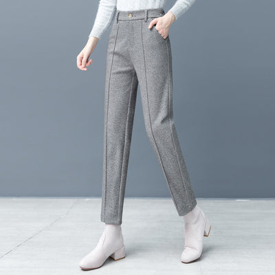 Autumn And Winter New All-matching Straight Casual Tappered Pants