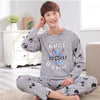 Women Men Pajama Sleepwear Long Sleeve