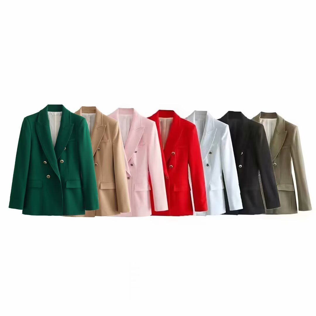 Women's Long-sleeved Lapel Casual Slim-fit Suit Jacket