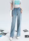 Fashion Personality Wide Leg Jeans For Women