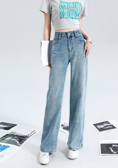Fashion Personality Wide Leg Jeans For Women