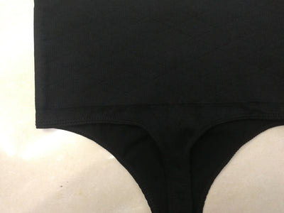 Belly - in buttocks exposed pp thong