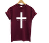 Believe Cross Personality English Letters Men and Women European and American Street T-shirt AliExpress