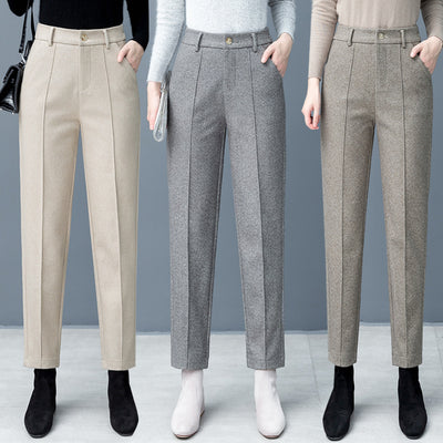 Autumn And Winter New All-matching Straight Casual Tappered Pants