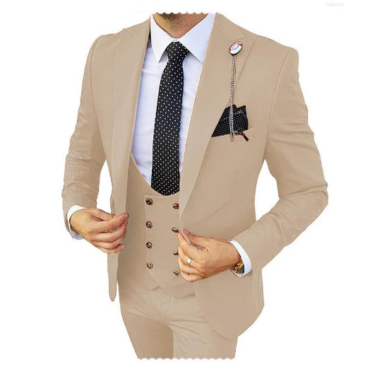 Fashion Men's Three Piece Suit Appear Thin