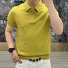 Men's Polo Shirt Business Affordable Luxury Fashion Casual Short-sleeved Pineapple Pattern T-shirt