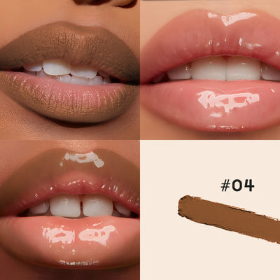 Double-headed Matte Lip Liner Transparent Moisturizing Lip Gloss