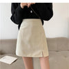 Corduroy A- Line Skirt Autumn And Winter Female College Style High Waist Slimming Hot Girl