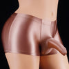 Aircraft Pants Men's Boxers Shiny Silky High Elastic Underwear Lift Shorts Breathable Tights