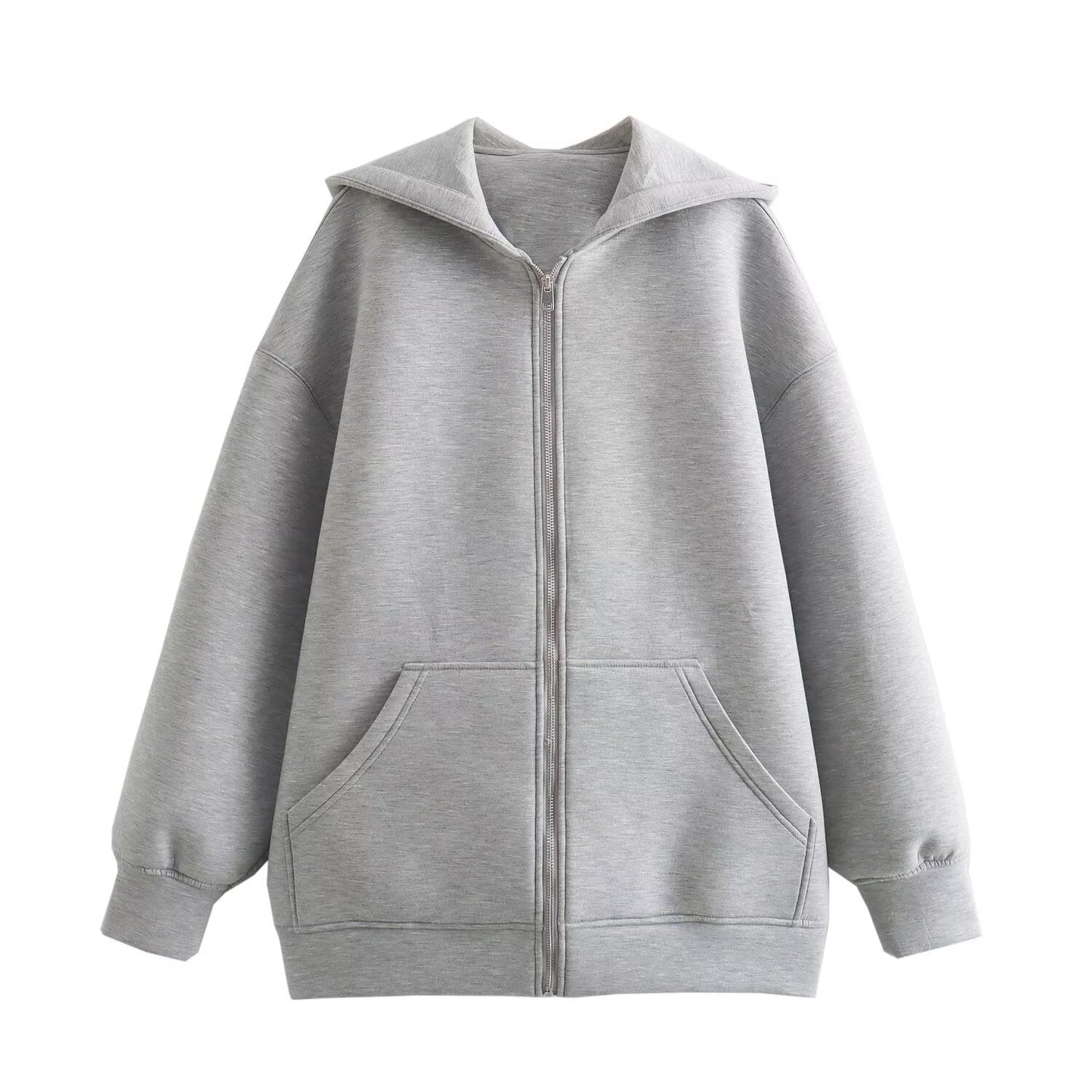 Women's Hooded Long Loose Cardigan Sweater