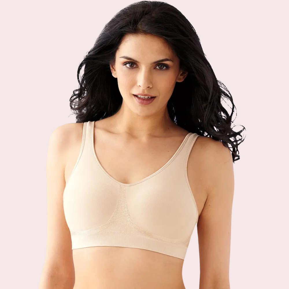 Beige Women's Ultimate Sports Bra for Yoga & Gym