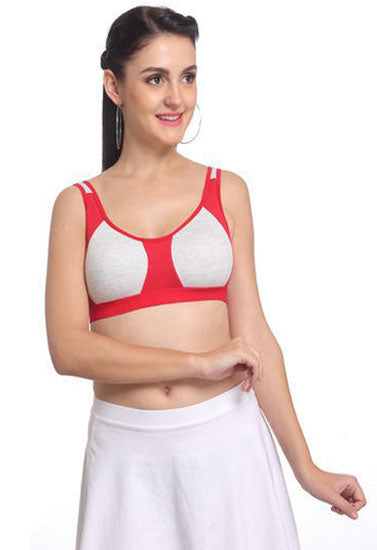 "Non" padded medium impact Sports bra ( 2 Pack )