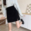 Corduroy A- Line Skirt Autumn And Winter Female College Style High Waist Slimming Hot Girl