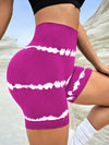 High Waist Tie-dye Yoga Shorts For Women Shorts