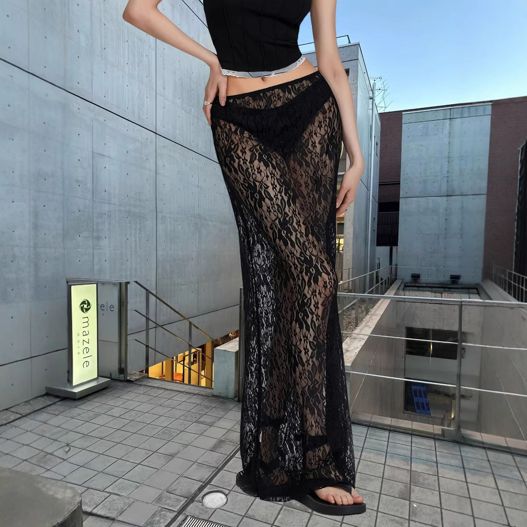 Fashion Personality Lace Slim Fit Skirt Women