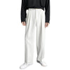 Loose Korean Style Casual White Wide Leg Trousers