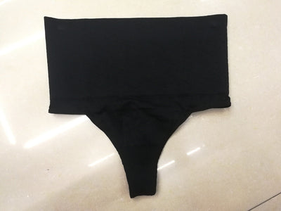 Belly - in buttocks exposed pp thong