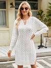 Women's Twisted Midi Knitted Dress