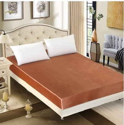 Summer ice silk silk silk bed  solid color bed cover bed package  bed cover special pillowcase