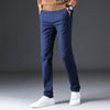 Casual Trousers Slim Fit Straight Men