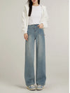 Fashion Personality Wide Leg Jeans For Women