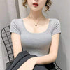 Women's Inner Wear Outer Wear Spring Summer Slim-fit Top Bottoming Shirt