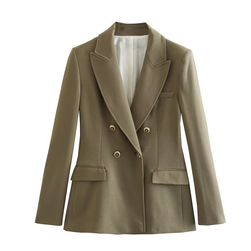 Women's Long-sleeved Lapel Casual Slim-fit Suit Jacket