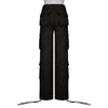 Autumn And Winter European And American Women's Clothing Tooling Straight-leg Trousers