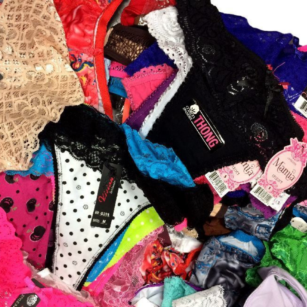 12-Piece Assorted Luxury Panties Wholesale Lot