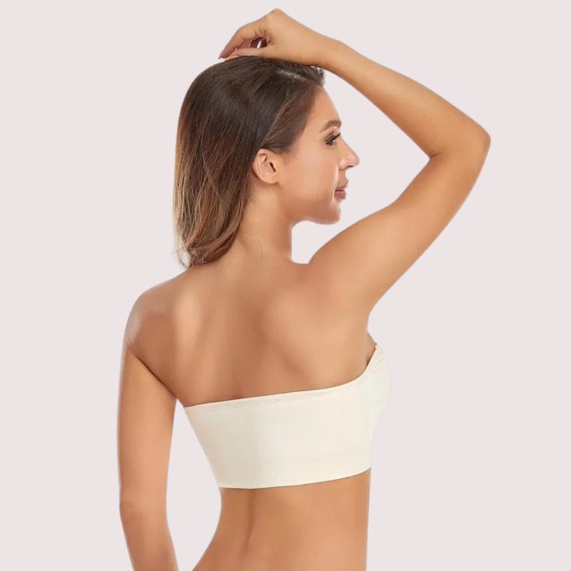 Sexy White Tube Bandeau Bra Top