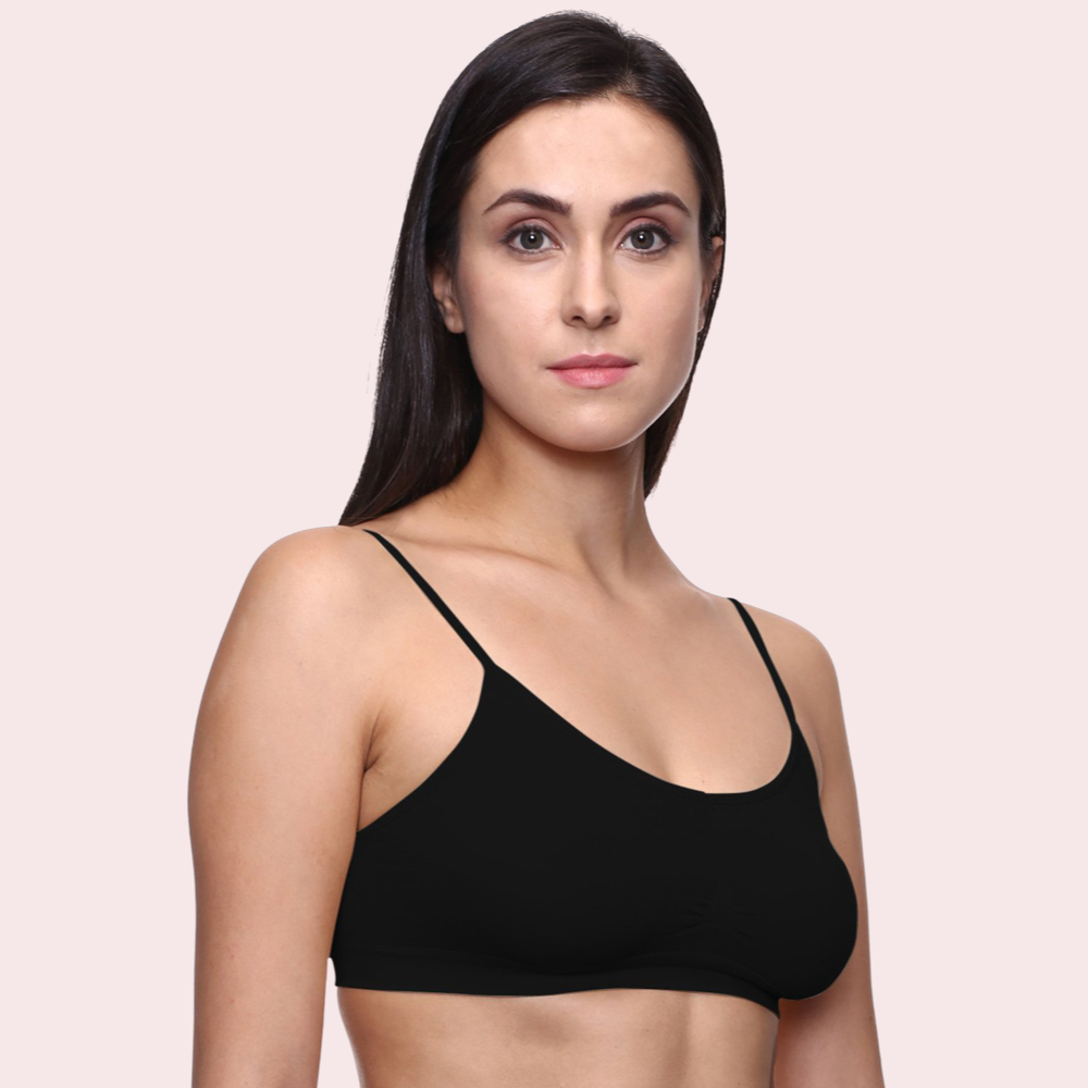 Chic & Flirty Thin Straps Sports Bra- Pack of 3