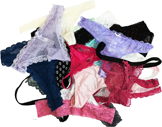 (Pk of 10) Mix Assorted Thongs for Women's