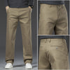 Men's Cotton Casual Trousers Thickened Pants