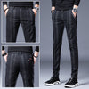 Men's Casual Vertical Striped Straight Leg Pants