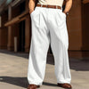 Men's Wide Leg Leisure Front Pocket Straight Daily Street Pants