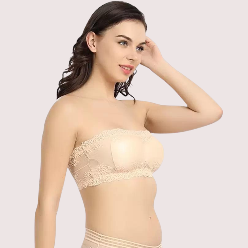 Wirefree and Stretchable Tube Bra for Ultimate Comfort