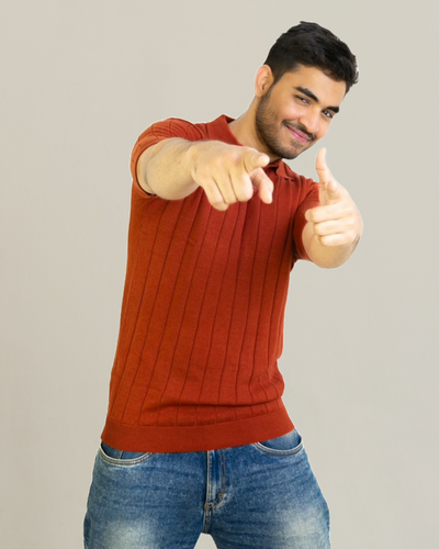Belgian club's Knitted Polo T Shirt