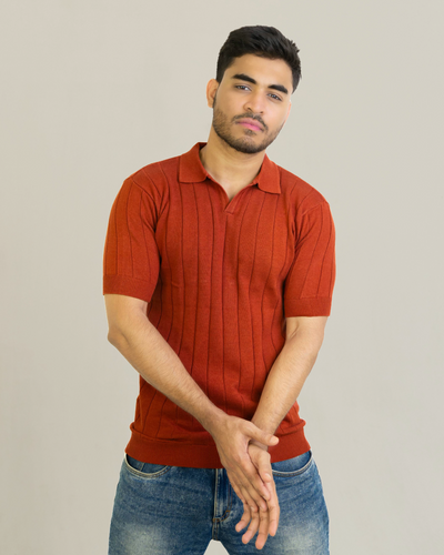 Belgian club's Knitted Polo T Shirt