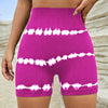 High Waist Tie-dye Yoga Shorts For Women Shorts