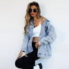 Fashion Denim Jacket Boyfriend-style Ripped Distressed