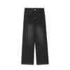 Letter Embroidered Straight Jeans For Men