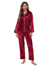 Pajamas Women's Long Sleeve Sleepwear Soft Button Loungewear Pjs Set Nightwear