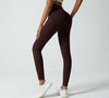 Threaded Waist Hugging Peach Hip Yoga Pants