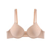 Glossy Push-up Large Bra Soft Steel Ring Adjustable Bra
