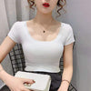 Women's Inner Wear Outer Wear Spring Summer Slim-fit Top Bottoming Shirt