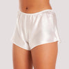 French Elegance Knickers in White Silk Satin