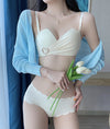 Comfortable Adjustable Push Up Women's Bra Set