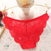 Women's Underwear Cotton Crotch Low Waist Ultra-thin Transparent Lace