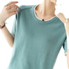 Fashion Solid Color Loose Top For Women